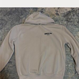 White Fox Gray Hoodie